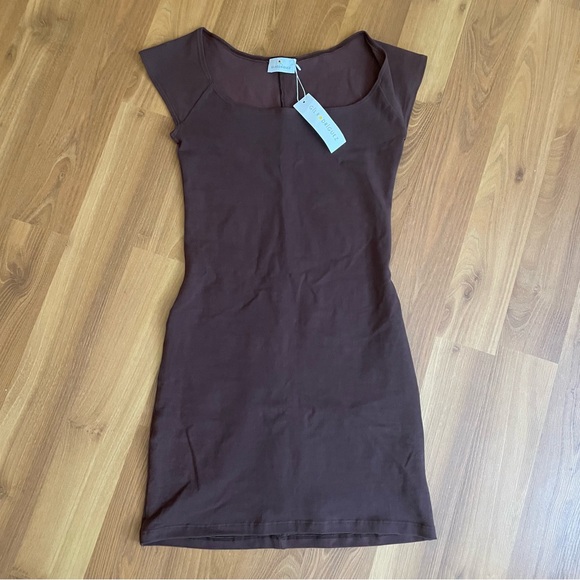 Gil Rodriguez El Tigre Mini dress in Chocolate brown medium - Picture 3 of 8